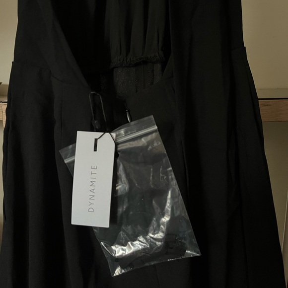 Dynamite black halter jumpsuit - Picture 3 of 4